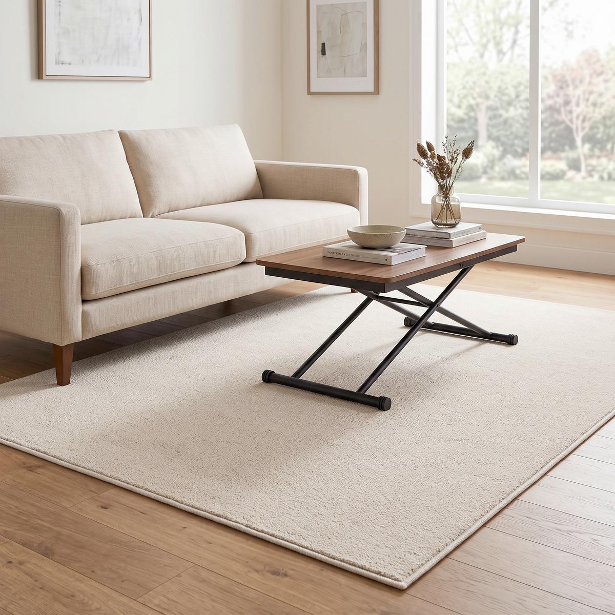 Webteppich In Creme Ca. 150x220cm - Creme, Konventionell, Textil (150/220cm) - Mömax