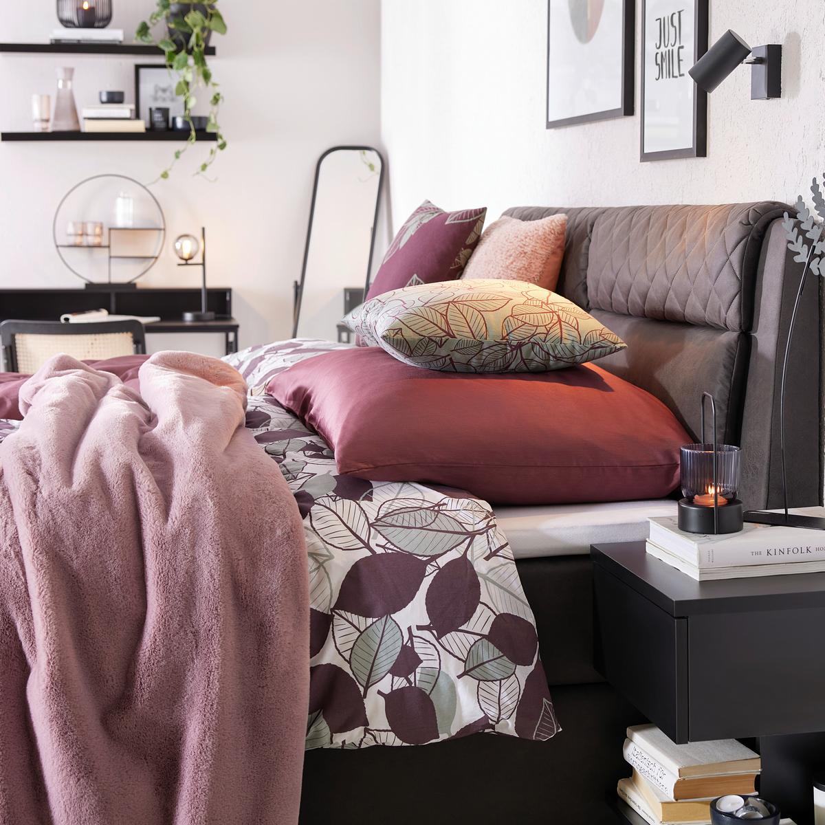 Ágyneműhuzat-garnitúra Blätterwald - többszínű/fehér, Modern, textil (140/200cm) - Modern Living