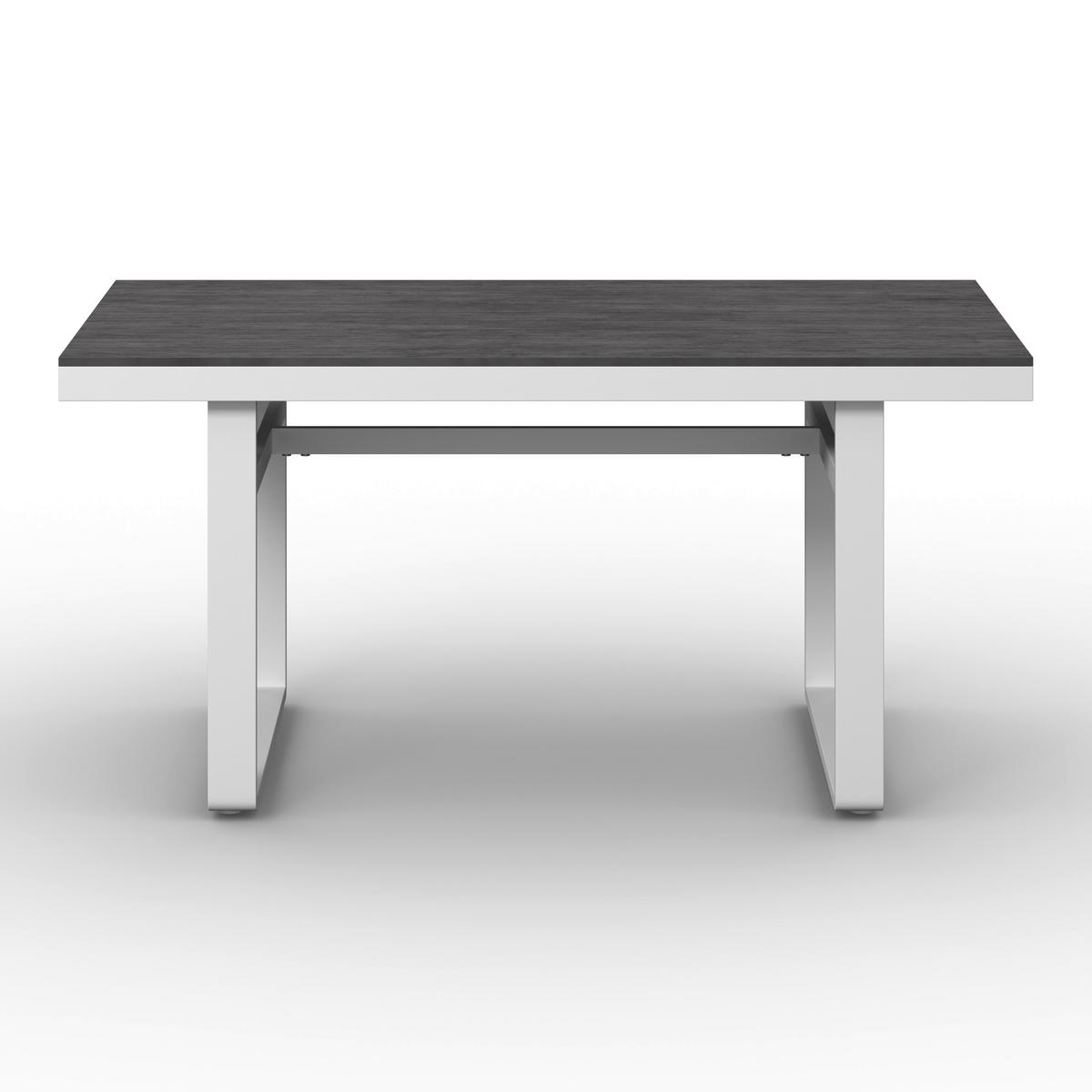 Dining-Loungeset Leandra Hellg Outdoorstoff/Metall/Polywood - Dunkelgrau/Hellgrau, MODERN, Kunststoff/Textil - Bessagi Garden