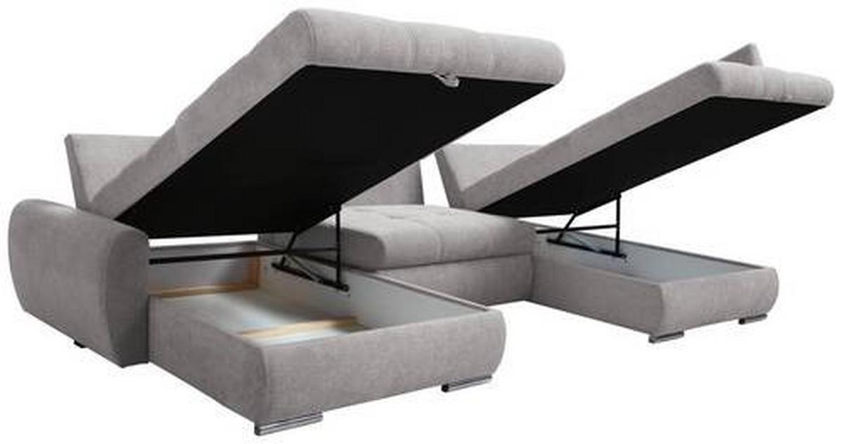 Coltar CANION - fango, Design, textil (174/322/173cm) - Modern Living