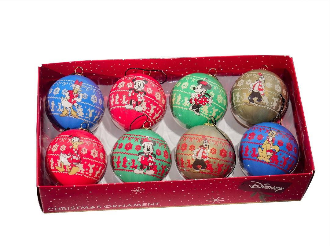 ZESTAW BOMBEK CHOINKOWYCH DN90870 - MICKEY & MINNIE - różnokolorowy, Trend, tworzywo sztuczne - Disney
