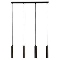 Függőlámpa Dulwich 4lt 35720-4bk - fekete, Basics, fém (27/6/80cm)