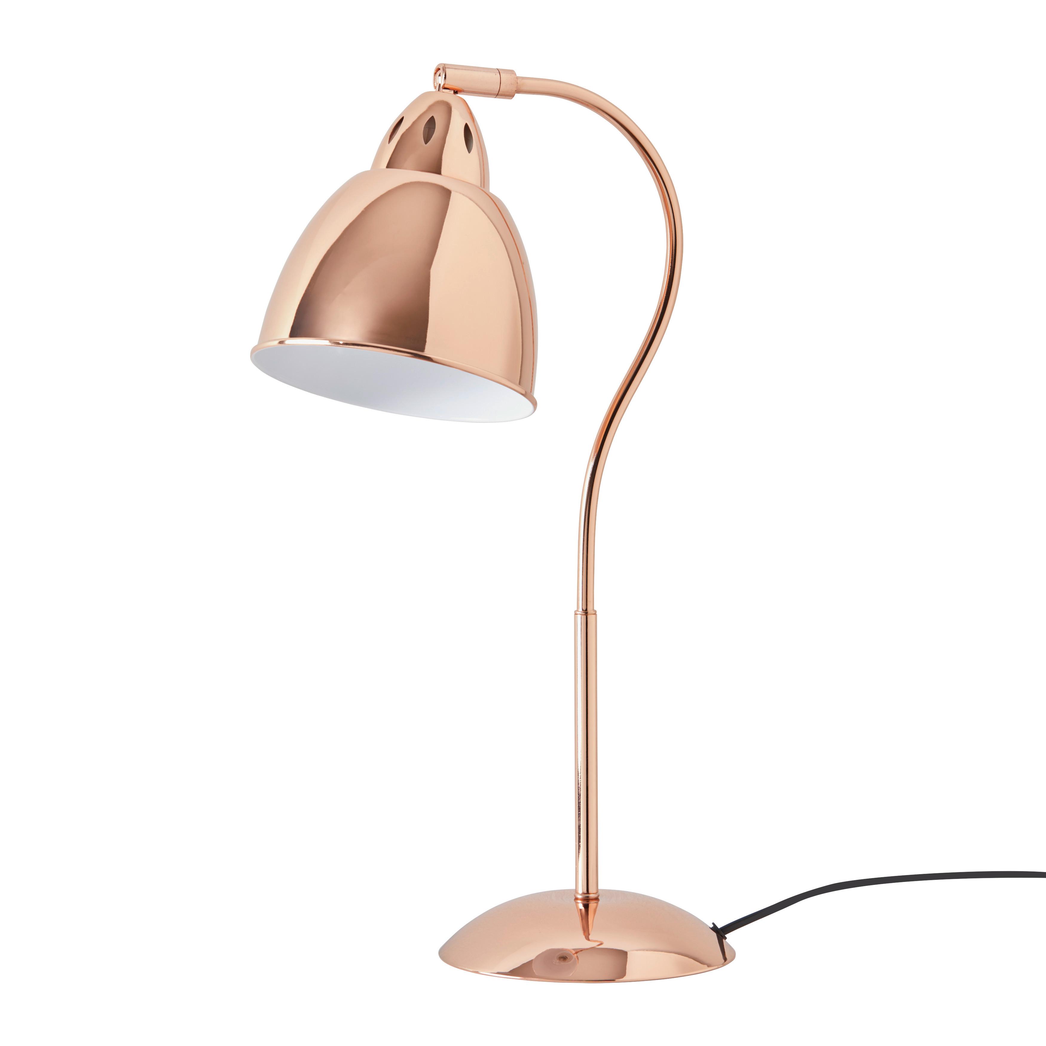Tischleuchte Gisela max. 40 Watt - Kupferfarben, Metall (51cm) - Modern Living