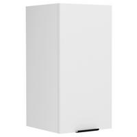 Küchenoberschrank Fasola - Weiss/Schwarz, Trend, Holzwerkstoff/Kunststoff (30/60/31cm) - MID.YOU