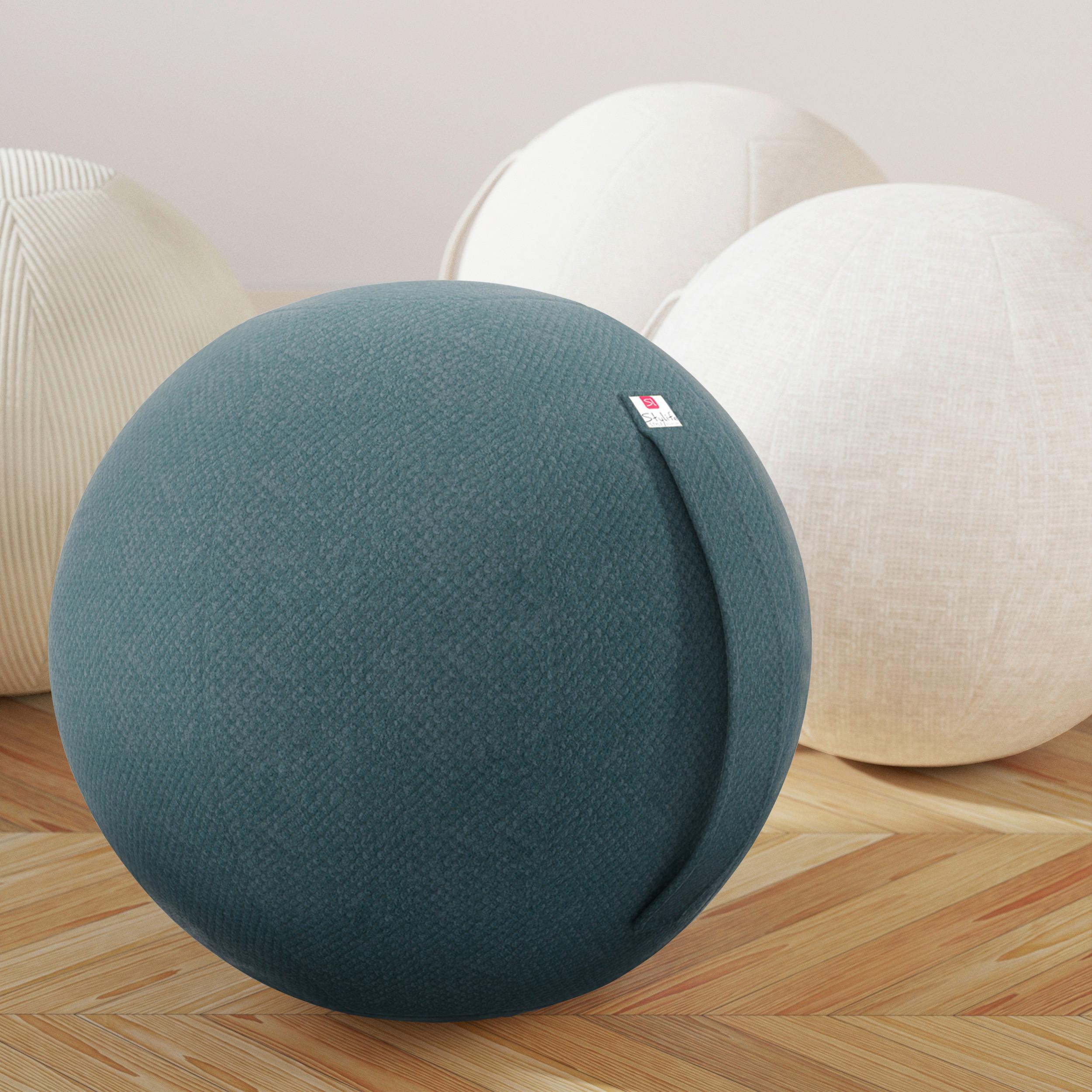 PIŁKA DO SIEDZENIA SCOOBY - niebieski, Design, tkanina (60/60/60cm) - Stylife