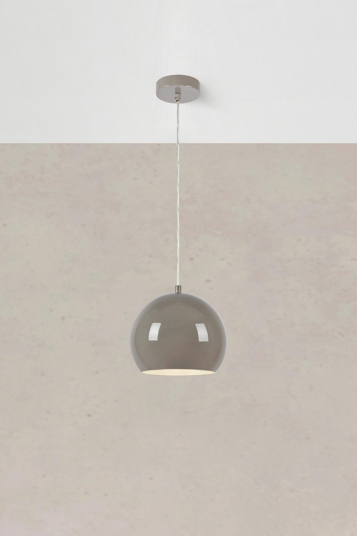 Pendelleuchte Pop Pendant max. 40 Watt - Hellgrau, Design, Metall (20/20/17,5cm) - Markslöjd