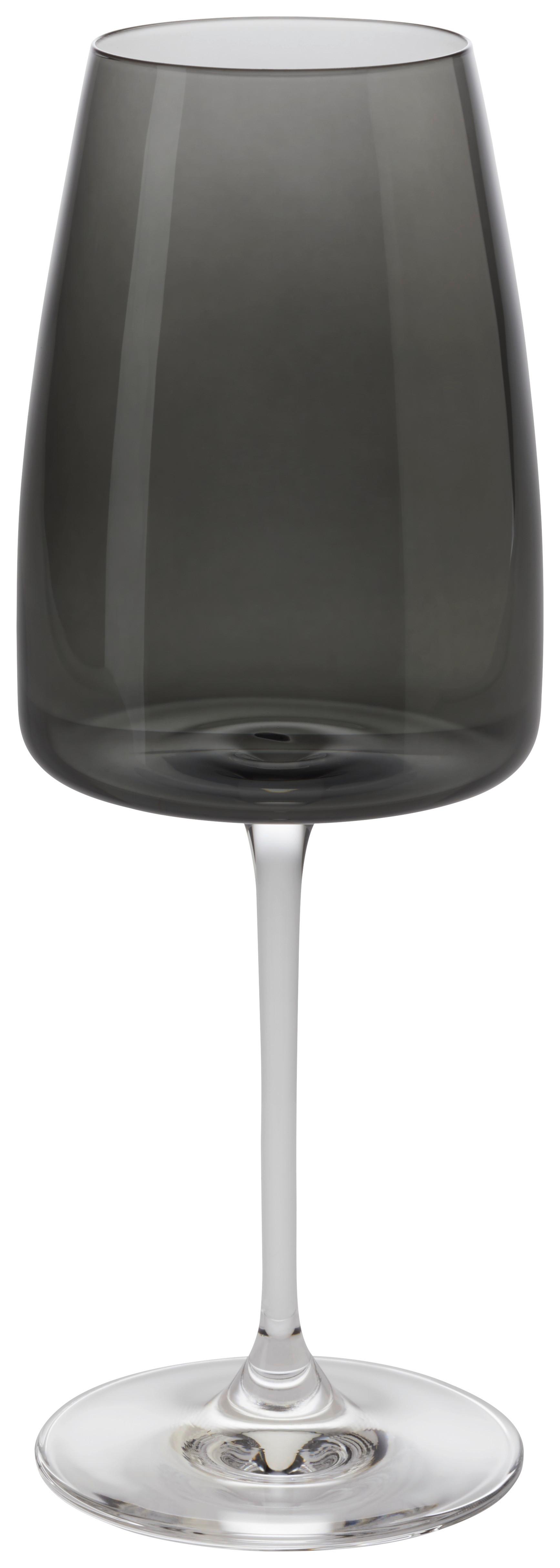 Čaša Za Bijelo Vino  420ml. Nicki - crna, Moderno, staklo (7,9/22cm) - Gourmesto