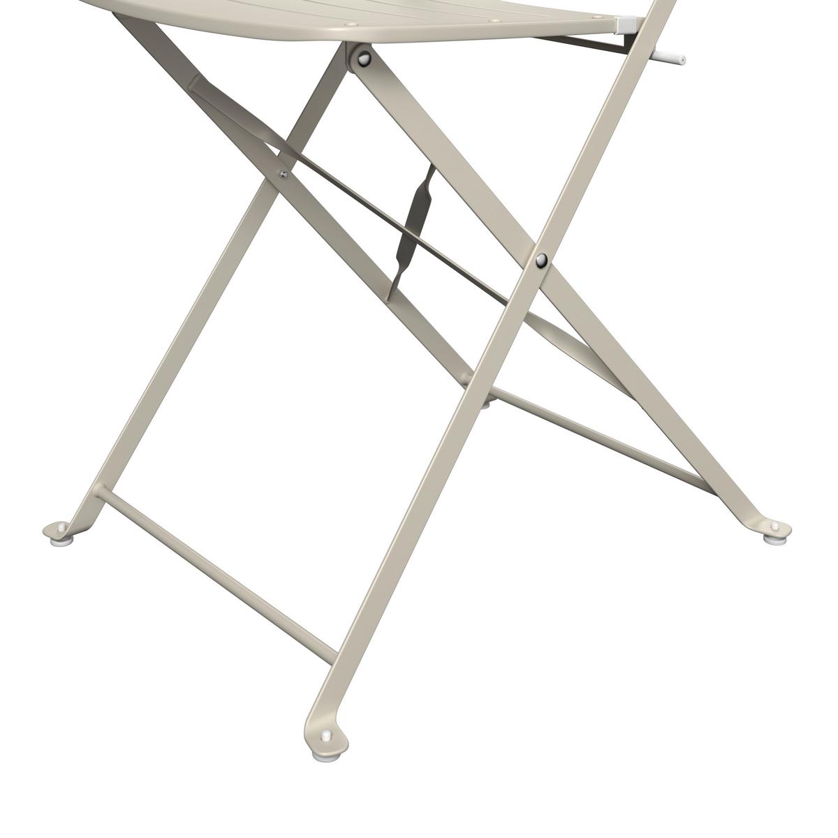 Balkonset Olga Beige - Beige, Basics, Metall - Mömax