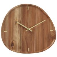 Wanduhr Marron I Naturfarben Ø ca. 30cm - Naturfarben, Basics, Holz (30cm) - Mömax