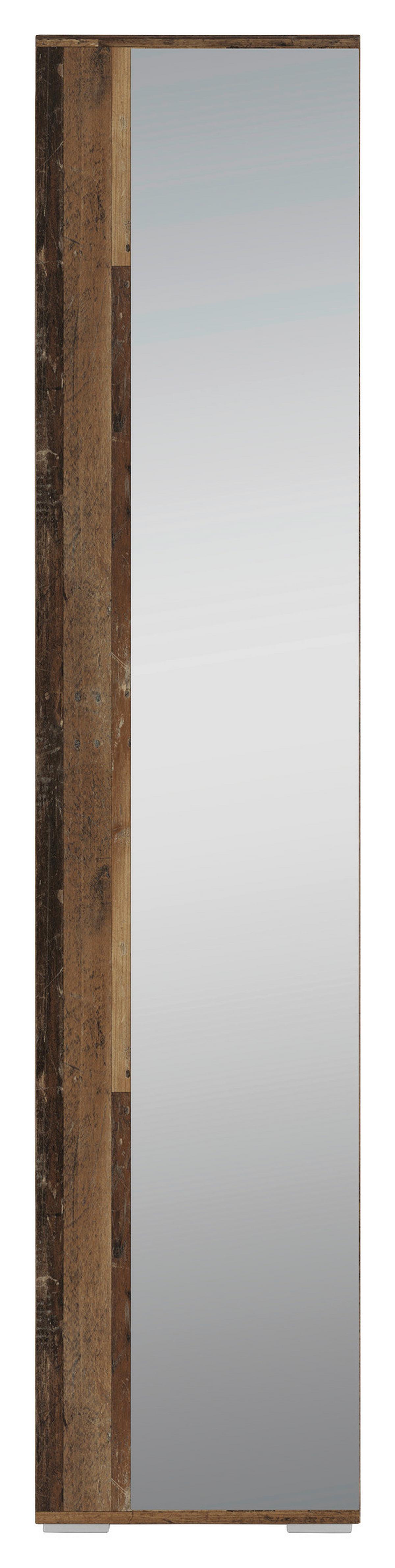 Garderobenschrank Ben Alteiche - Alteiche, MODERN, Glas/Holzwerkstoff (40/184/35cm) - MID.YOU