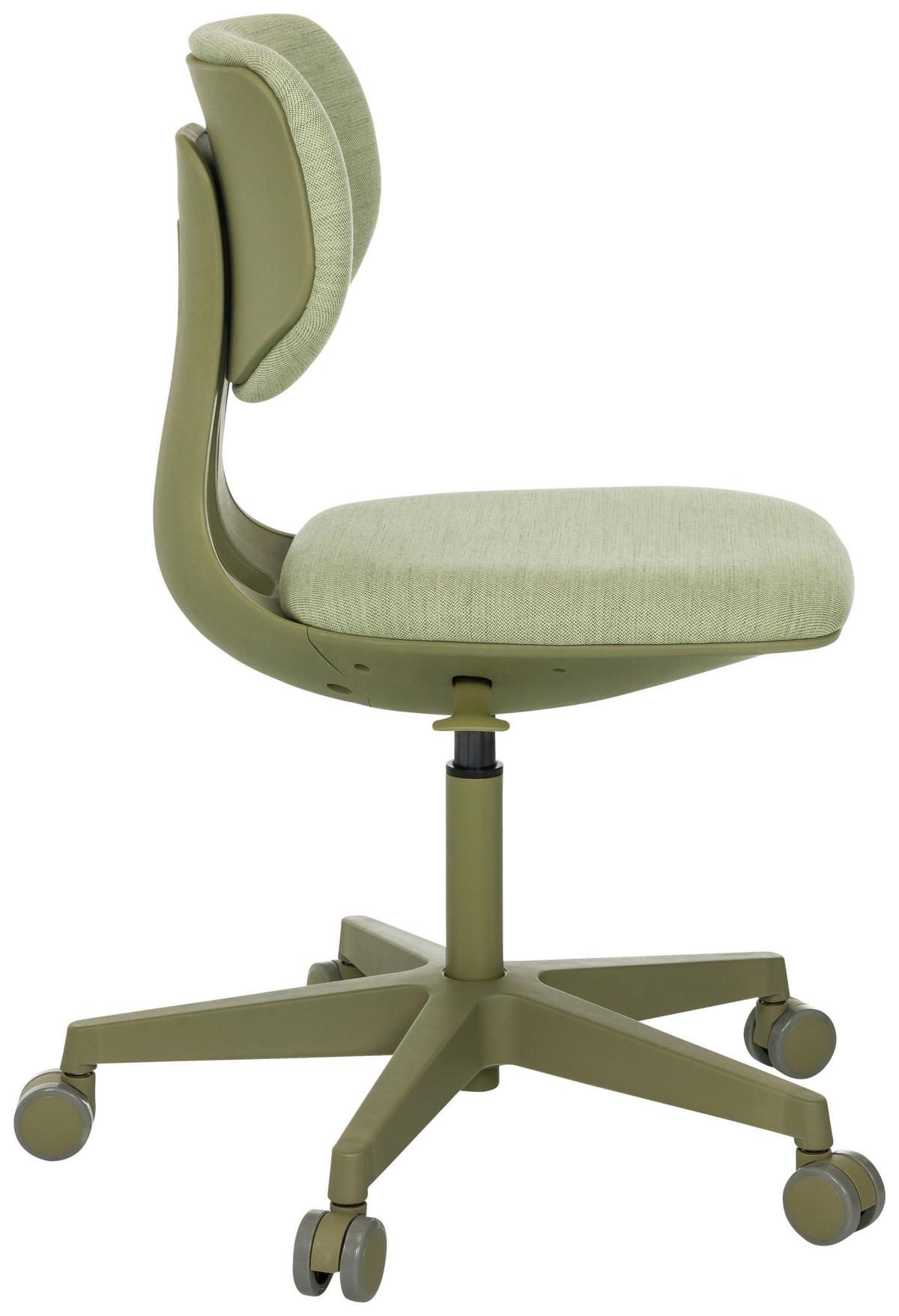 Otroški Vrtljivi Stol Kid Colore, Zelena - zelena, Moderno, umetna masa/tekstil (51/72 - 87/51cm) - MID.YOU
