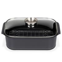 Pekač Gourmet - črna, Basics, kovina (26/40cm) - GSW