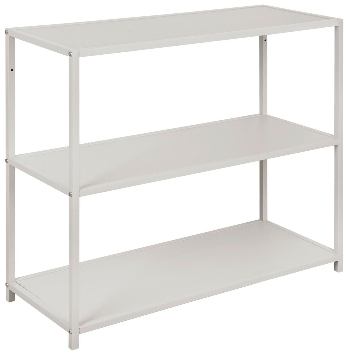 Polica Bastian - kašmir, Moderno, drvni materijal/metal (77/68/30cm) - Based