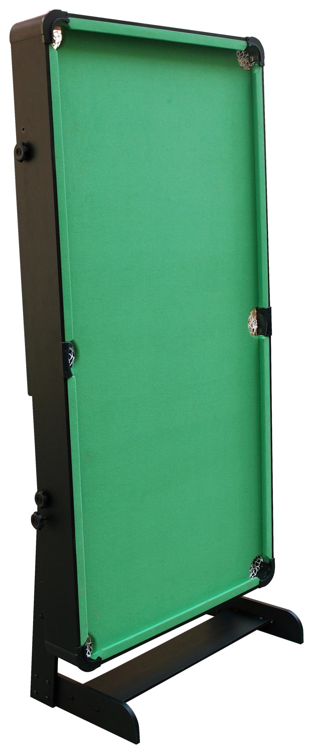 Billardtisch Hustle L ca. 152x79x76cm - Schwarz/Grün, MODERN, Holz (152/79/76cm) - Ambia Garden