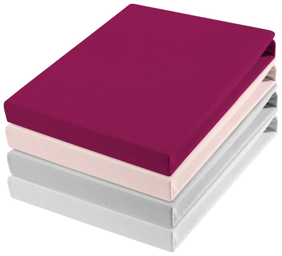 PRZEŚCIERADŁO Z GUMKĄ FLORENZ - biały, Basics, tkanina (90-100/200-220cm) - Novel
