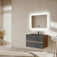 Element Ispod Umivaonika Easy - boje oraha/crna, Moderno, drvni materijal (100/51/46cm)