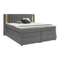 PAT BOXSPRING MINOLA GOLD EXKLUZIV - antracit, Konventionell, textil (160/200cm) - Premium Living