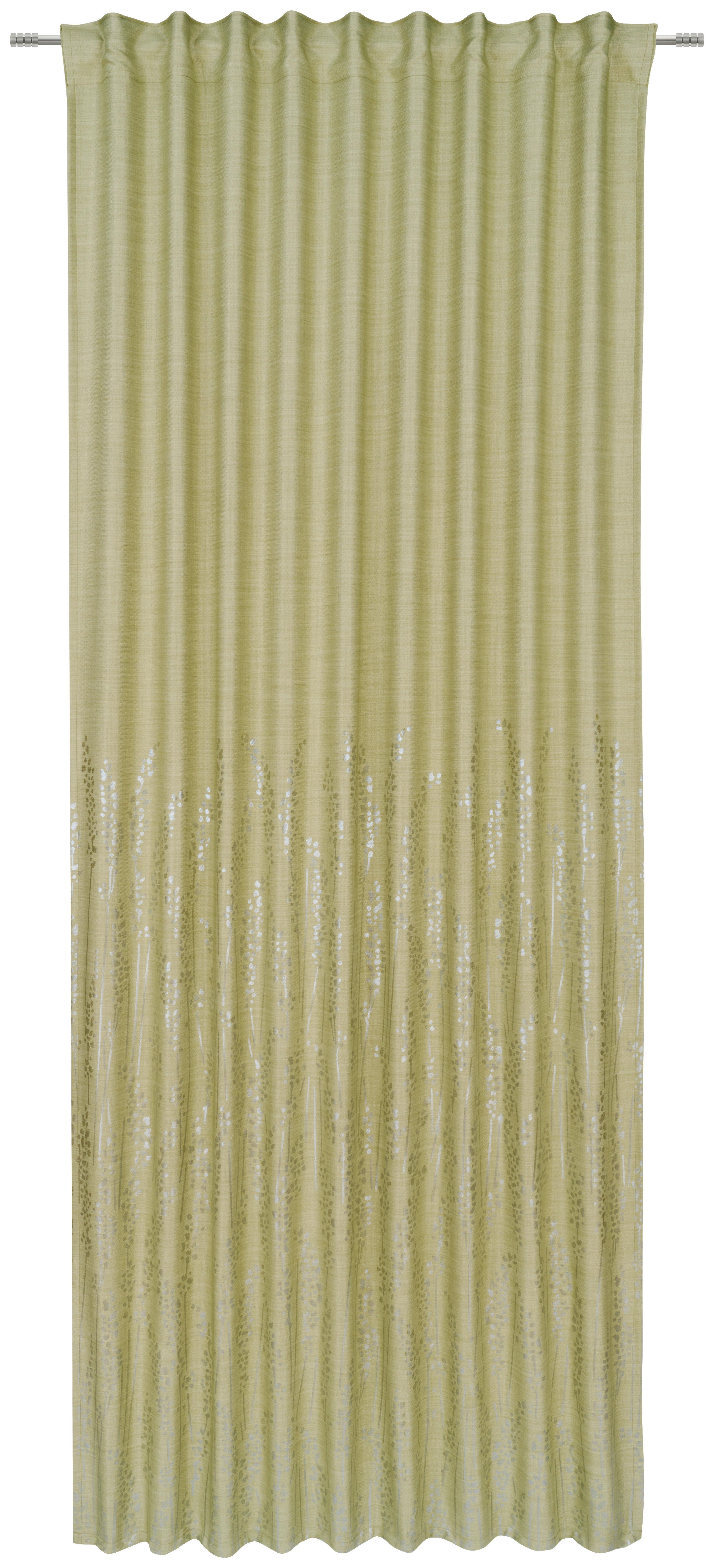 ZASŁONA GOTOWA SANDIA - zielony, Design, tkanina (140/245cm) - Ambiente