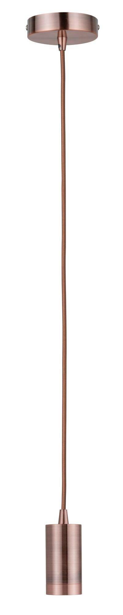 Hängeleuchte Haldis in Kupferfarben max. 60 Watt - Design (10/10/200cm) - Paulmann