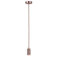 Hängeleuchte Haldis in Kupferfarben max. 60 Watt - Design (10/10/200cm) - Paulmann