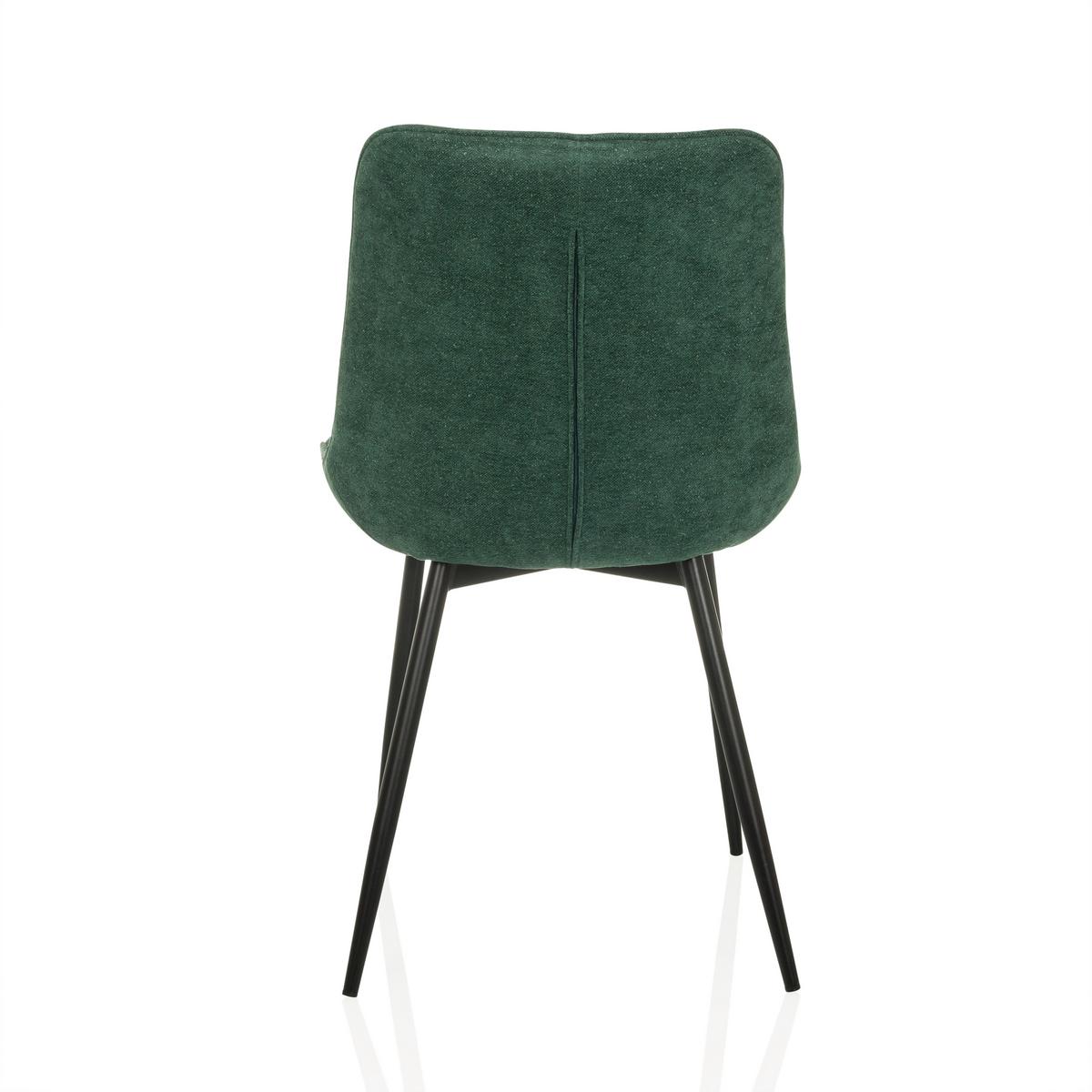 Stol Elaris, Barva Petroleja - barve petroleja/črna, Moderno, umetna masa/tekstil (55/88/61cm) - MID.YOU