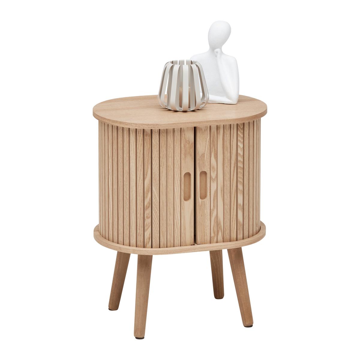 Beistelltisch Skandy Naturfarben - Naturfarben, MODERN, Holz/Holzwerkstoff (40/50/30cm) - Premium Living