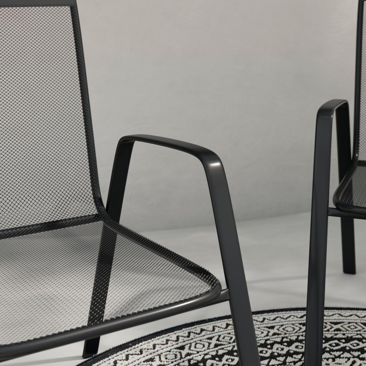 Scaun Bratislava - gri închis, Modern, metal (55/98/74cm) - Mömax