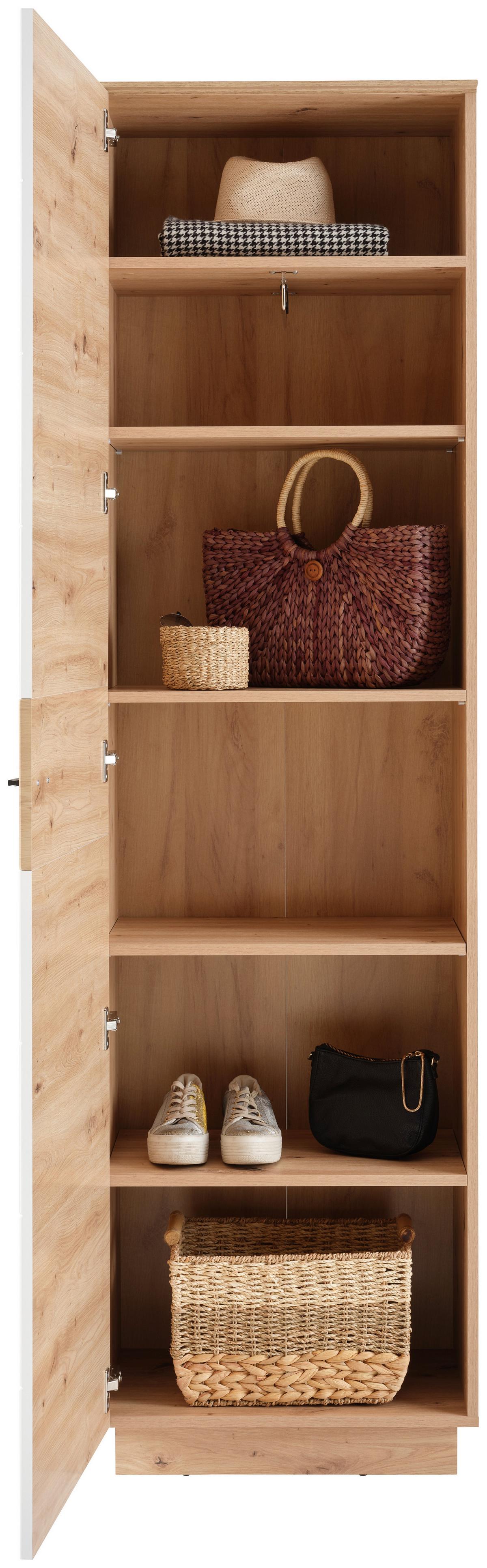 Garderobni Ormar Tonale - bijela/hrast Artisan, Konvencionalno, drvni materijal/plastika (56/207,4/40cm) - Modern Living