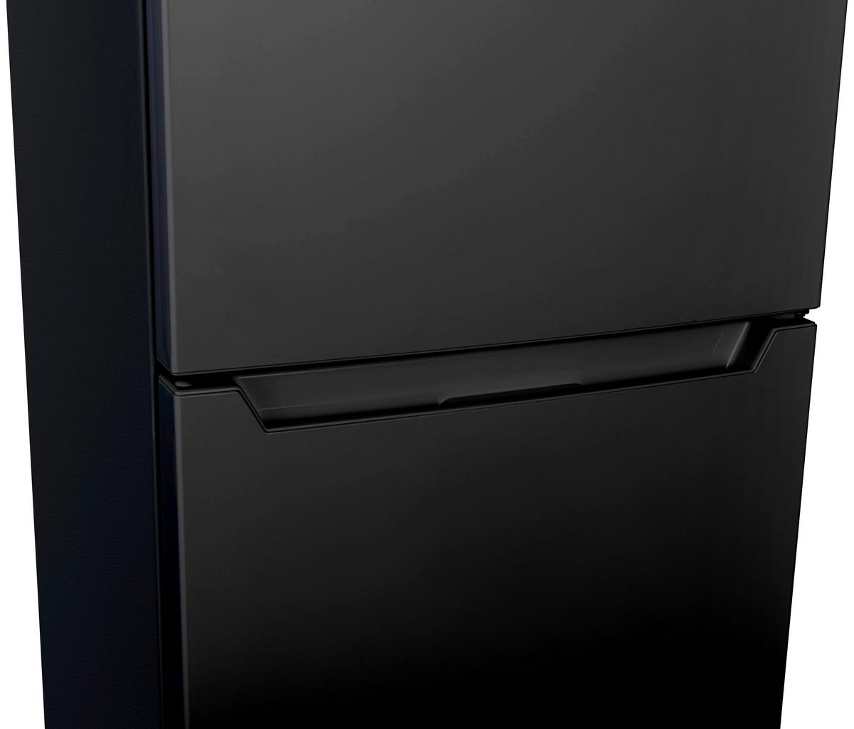 Kühl-Gefrier-Kombination Respekta Savo KG144S Schwarz - Schwarz, Basics, Glas/Kunststoff (47,4/144/49,5cm) - Respekta