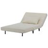 BÄDDFÅTÖLJ NIGHT 100 - beige/svart, Modern, trä/textil (101/81/90cm) - Mömax