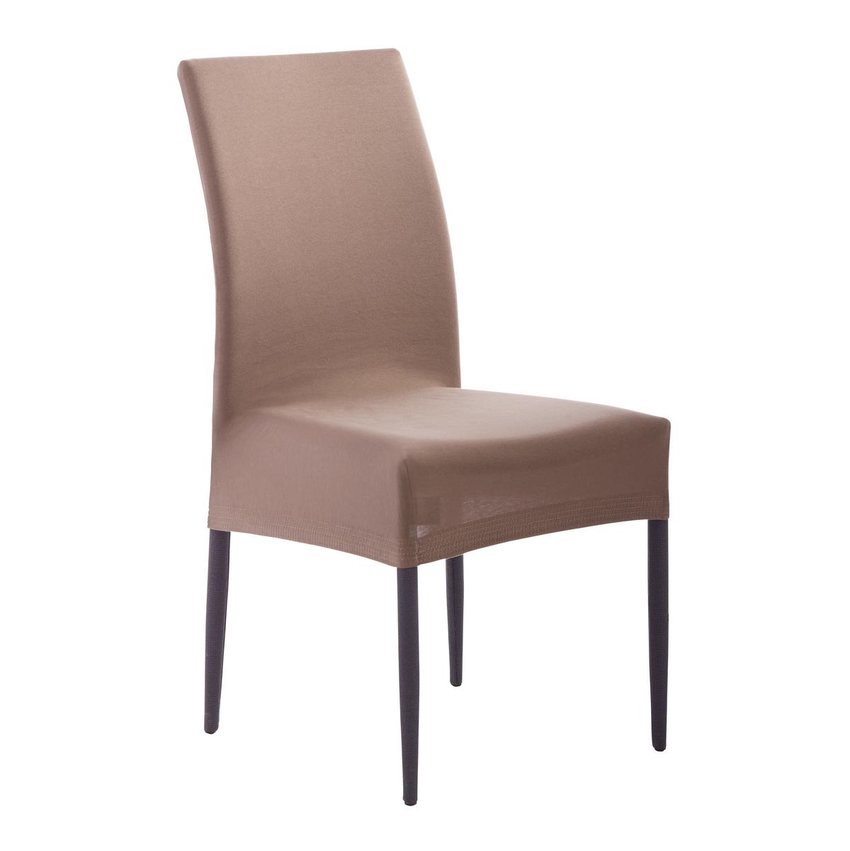 POKROWIEC NA KRZESŁO ROM - taupe, Design, tkanina (40/45/65cm) - Novel