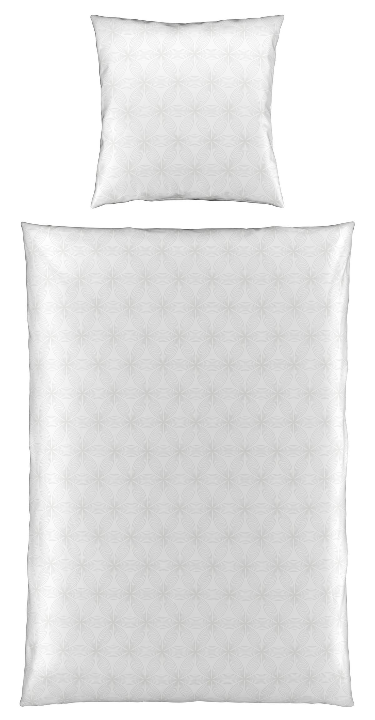 Bettwäsche Alex Design ca. 135x200cm - Weiß, MODERN, Textil (135/200cm) - Premium Living