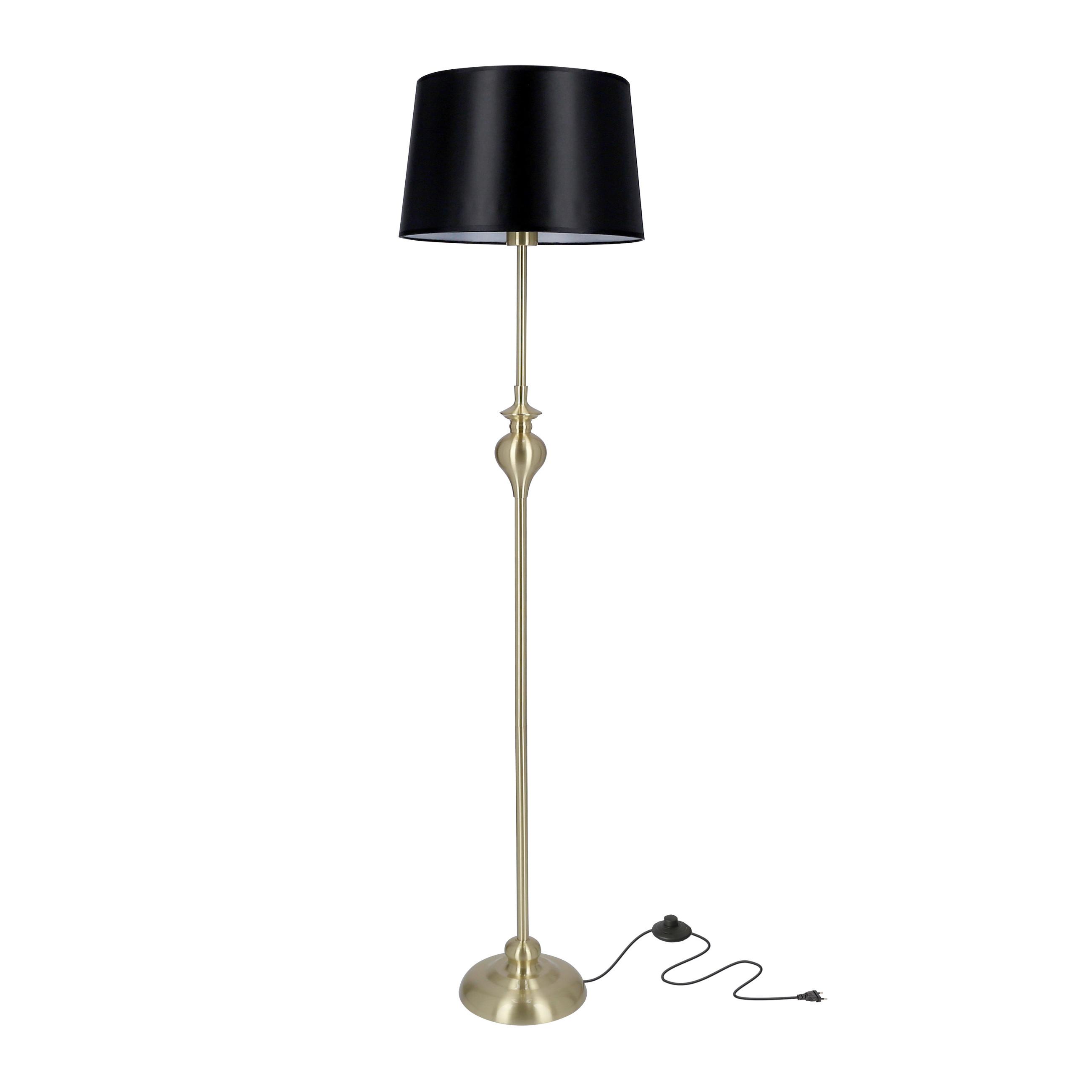 Podna Svjetiljka Prima - crna, Konvencionalno, metal (35/35/135cm)