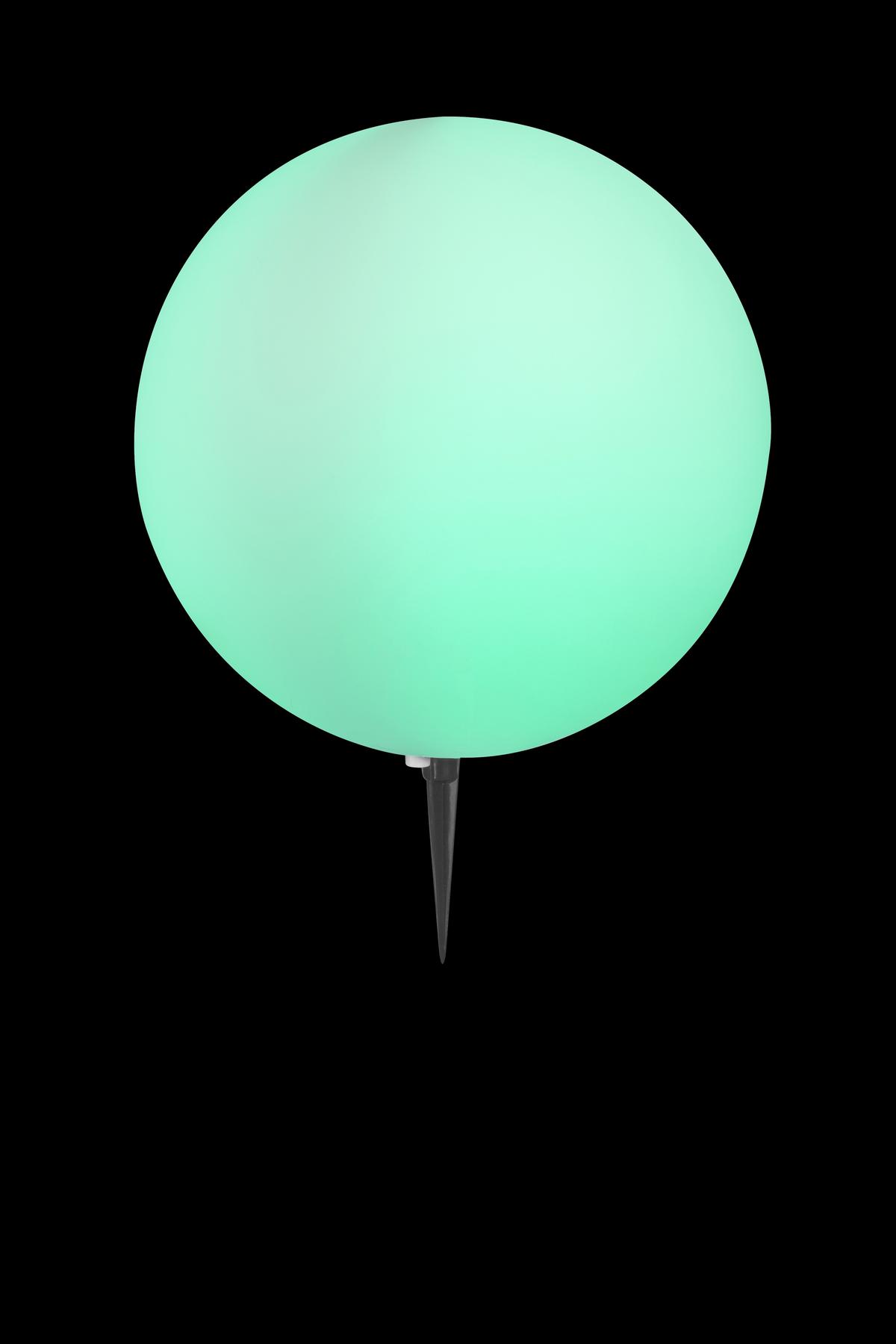 AUSSENSTEHLEUCHTE 31776 TOULA - Weiss/Schwarz, Design, Kunststoff (40/56cm) - Globo