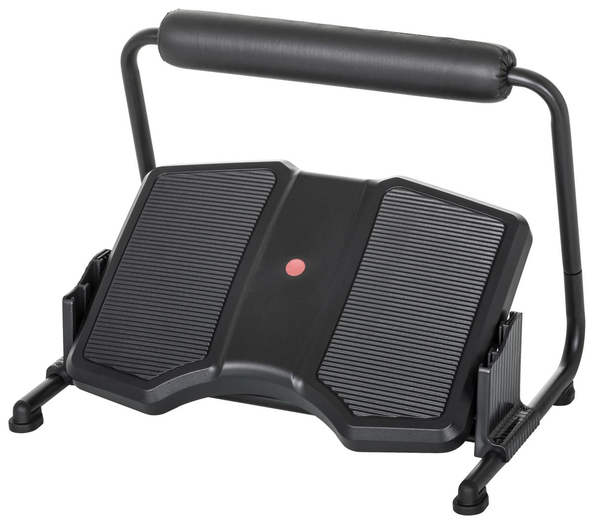 Opora Za Noge Podi F, Črna - črna, Basics, kovina/umetna masa (49/37/35cm) - MID.YOU