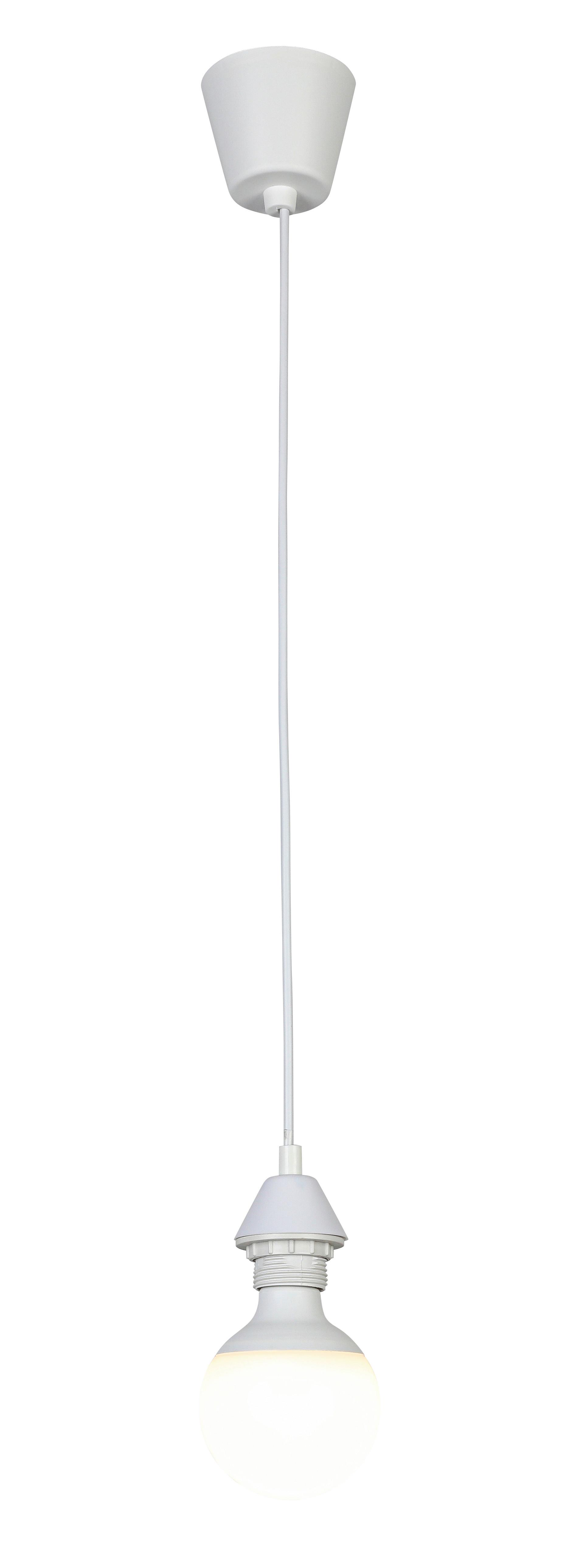 LAMPSOCKEL LORI - vit, Klassisk, plast (7/7/140cm) - Mömax