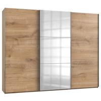 Ormar S Kliznim Vratima Level 36 A - boje hrasta/boje kroma, Moderno, drvni materijal/metal (300/236/65cm) - Modern Living