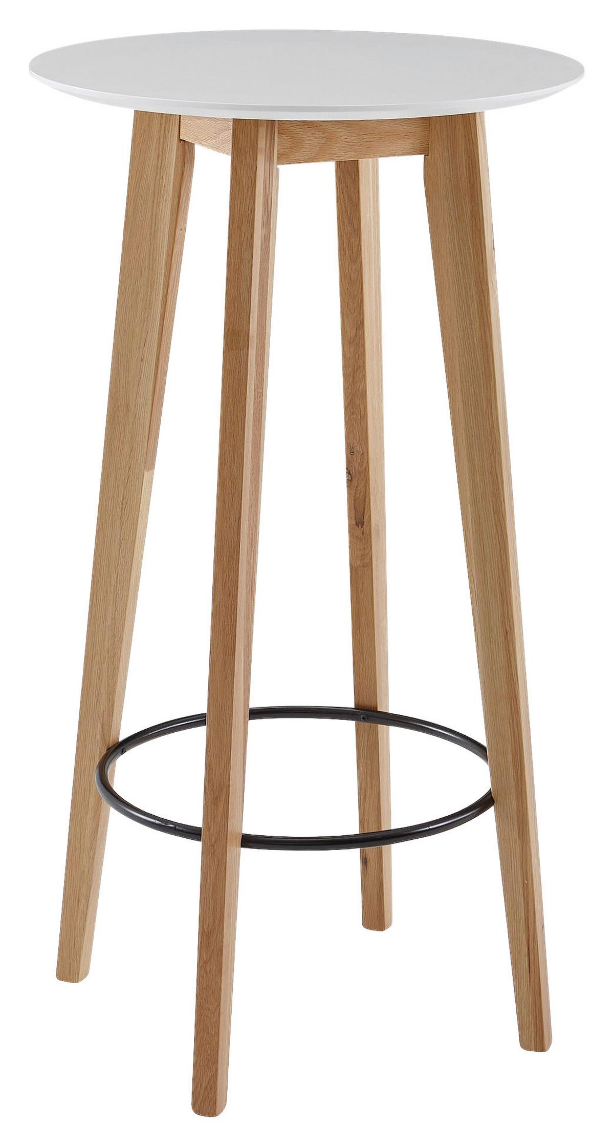 Barska Miza Wohnling - bela, Moderno, leseni material/les (60/110/60cm) - MID.YOU