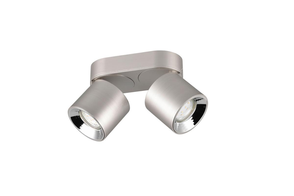 Strahler Guayana Nickelfarben max. 10 Watt - Nickelfarben, Basics, Metall (18/12/8,7cm) - Trio Leuchten