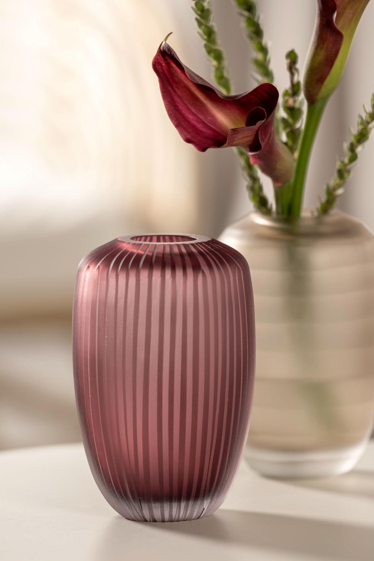Vase Beere - Beere, Design, Glas (10,5/16,2/10,50cm) - Leonardo