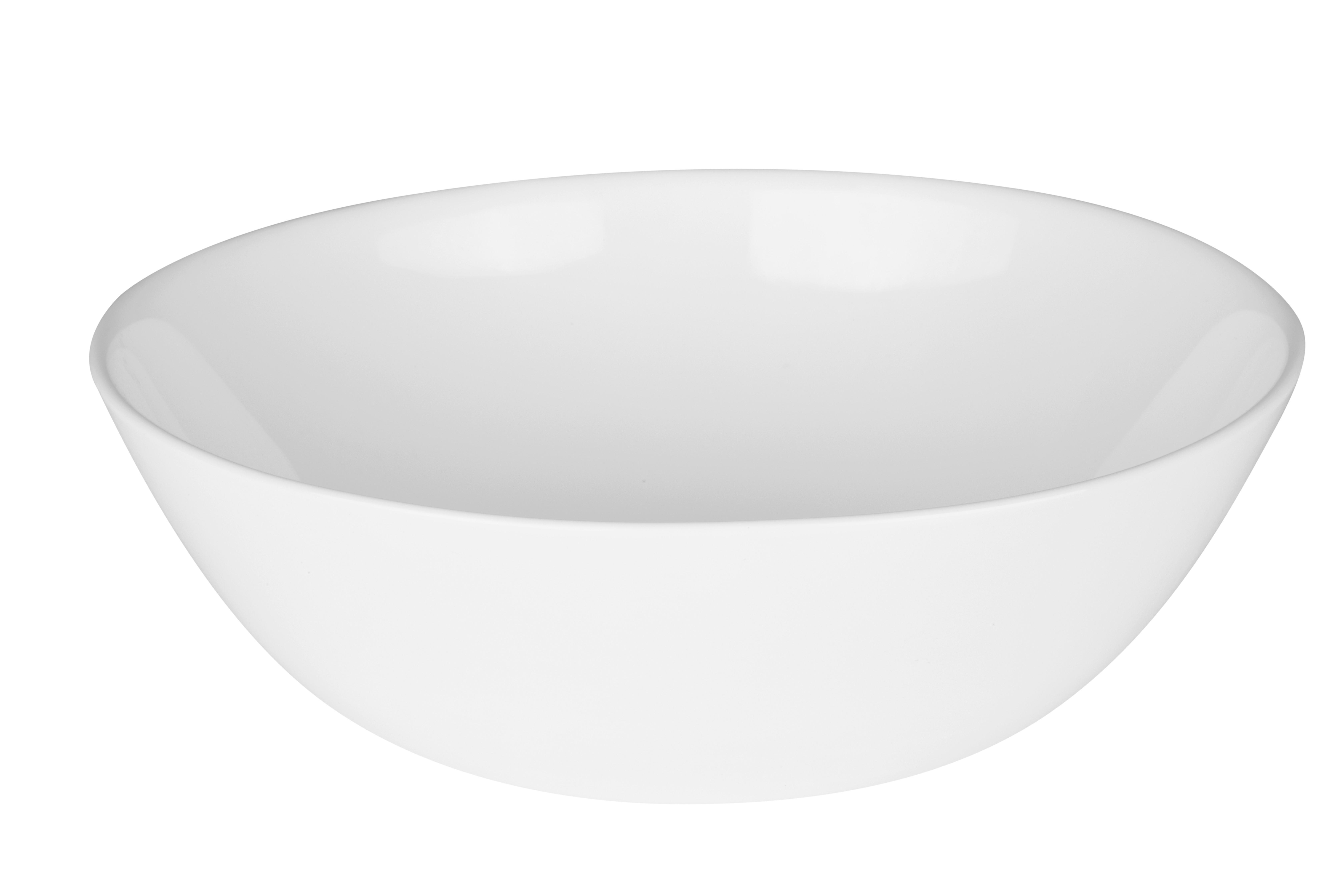 Müslischale Brigitte Weiss  Ø ca. 16cm - Weiss, Konventionell, Glas (16cm) - Based