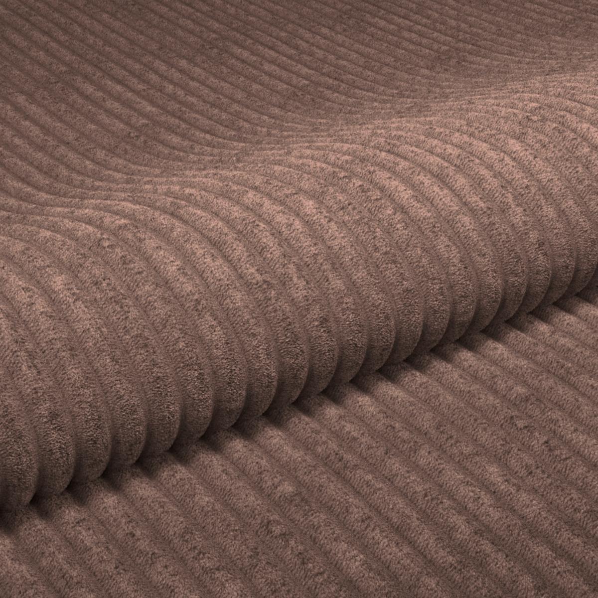 Colţar ALEX - roz, Modern, textil (246/88cm) - Modern Living