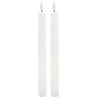 Stabkerze Rina Weiß, 2er Set - Weiß (2,2/22cm) - Mömax