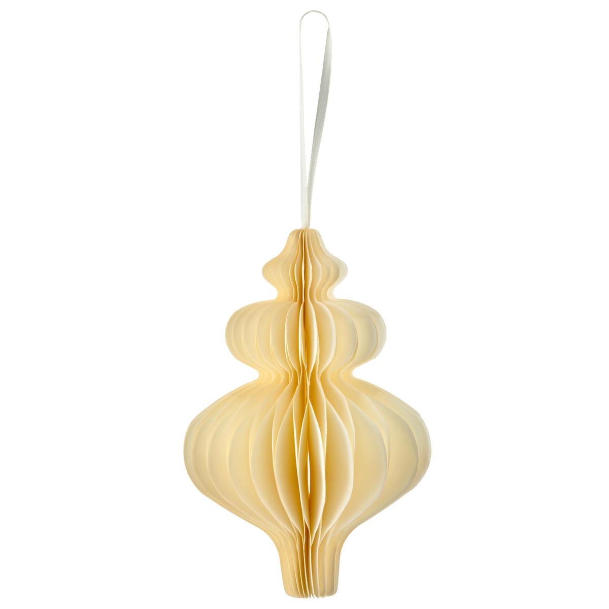 Dekohänger Papierhänger I Creme - Creme, Basics, Papier (10/15/10cm) - Mömax