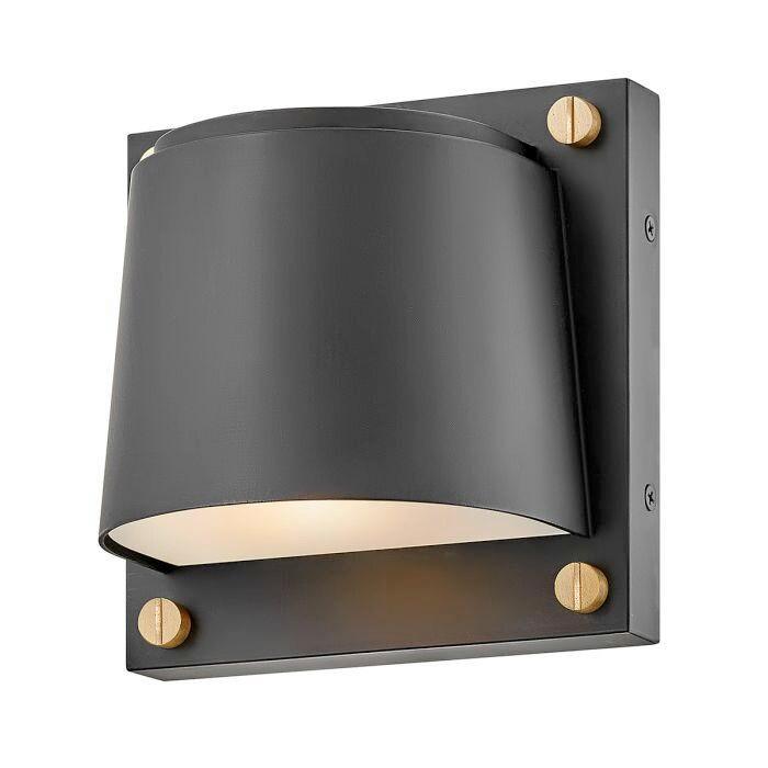 Kültéri Falilámpa Hk-Scout-Bk - fekete, Konventionell, műanyag/fém (12/16.5/16.5cm) - Elstead Lighting