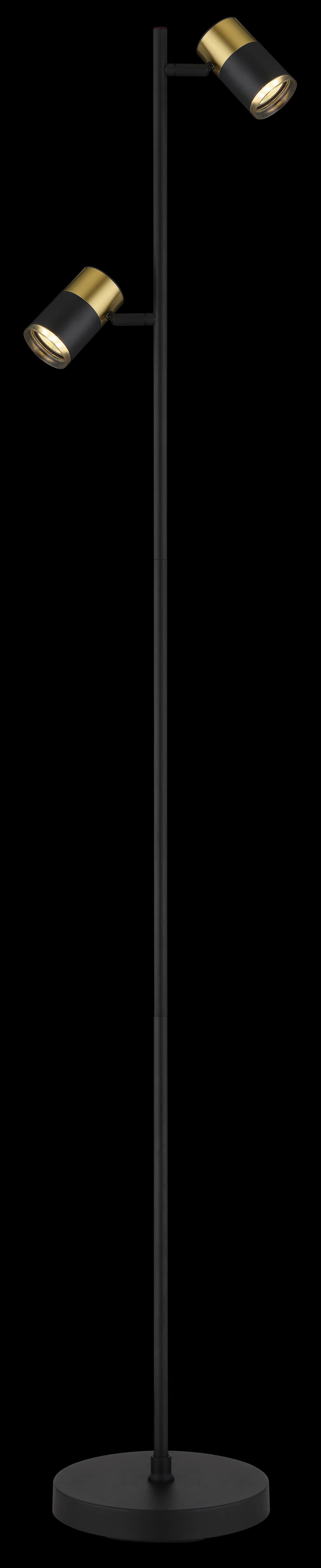 Stehleuchte Brisbon Schwarz max. 5 Watt - Design (21,5/23/154cm) - Globo