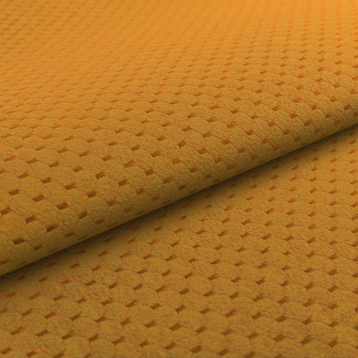 Fotel Levi - mustársárga, Modern, textil (81/74/81cm)