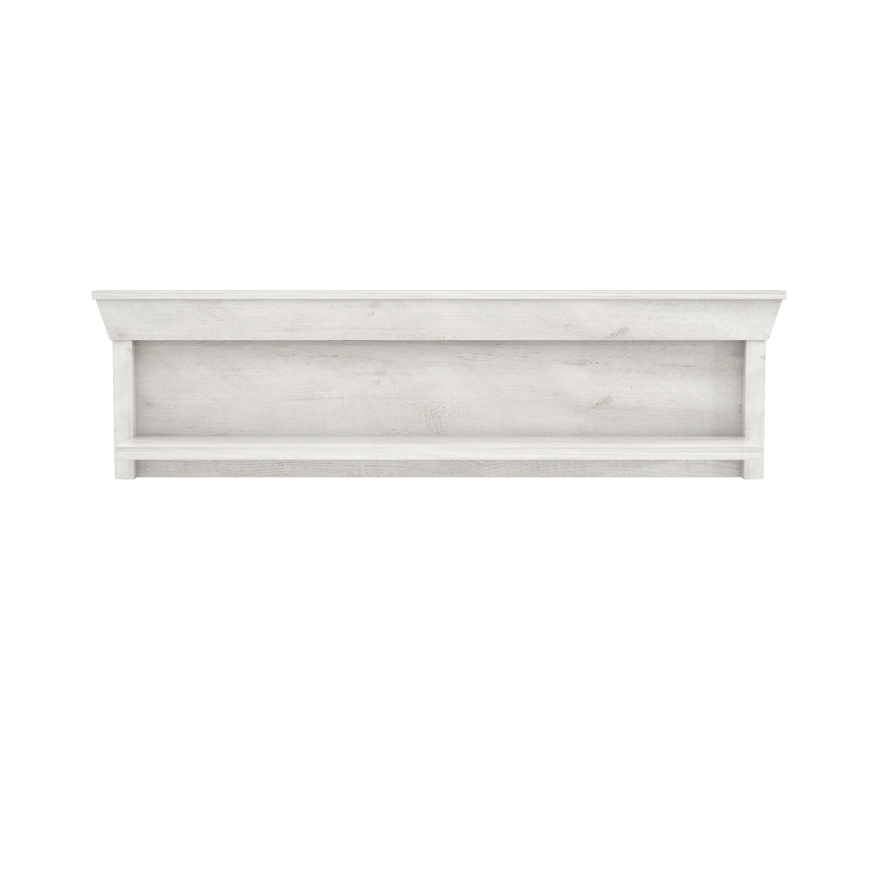Etajeră de perete KASHMIR - alb, Konventionell, material pe bază de lemn (122,8/33,8/24,5cm) - Premium Living