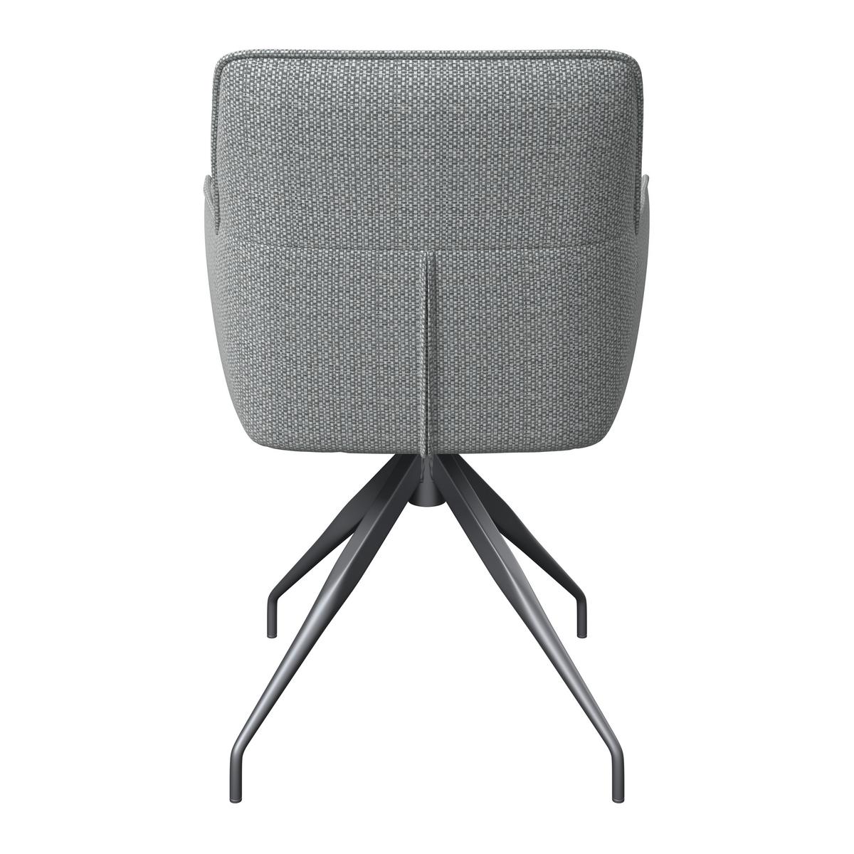 Gartenstuhl Glamour Anthrazit/Beige Metall/Textil - Beige/Anthrazit, MODERN, Textil/Metall (62/62/87cm)