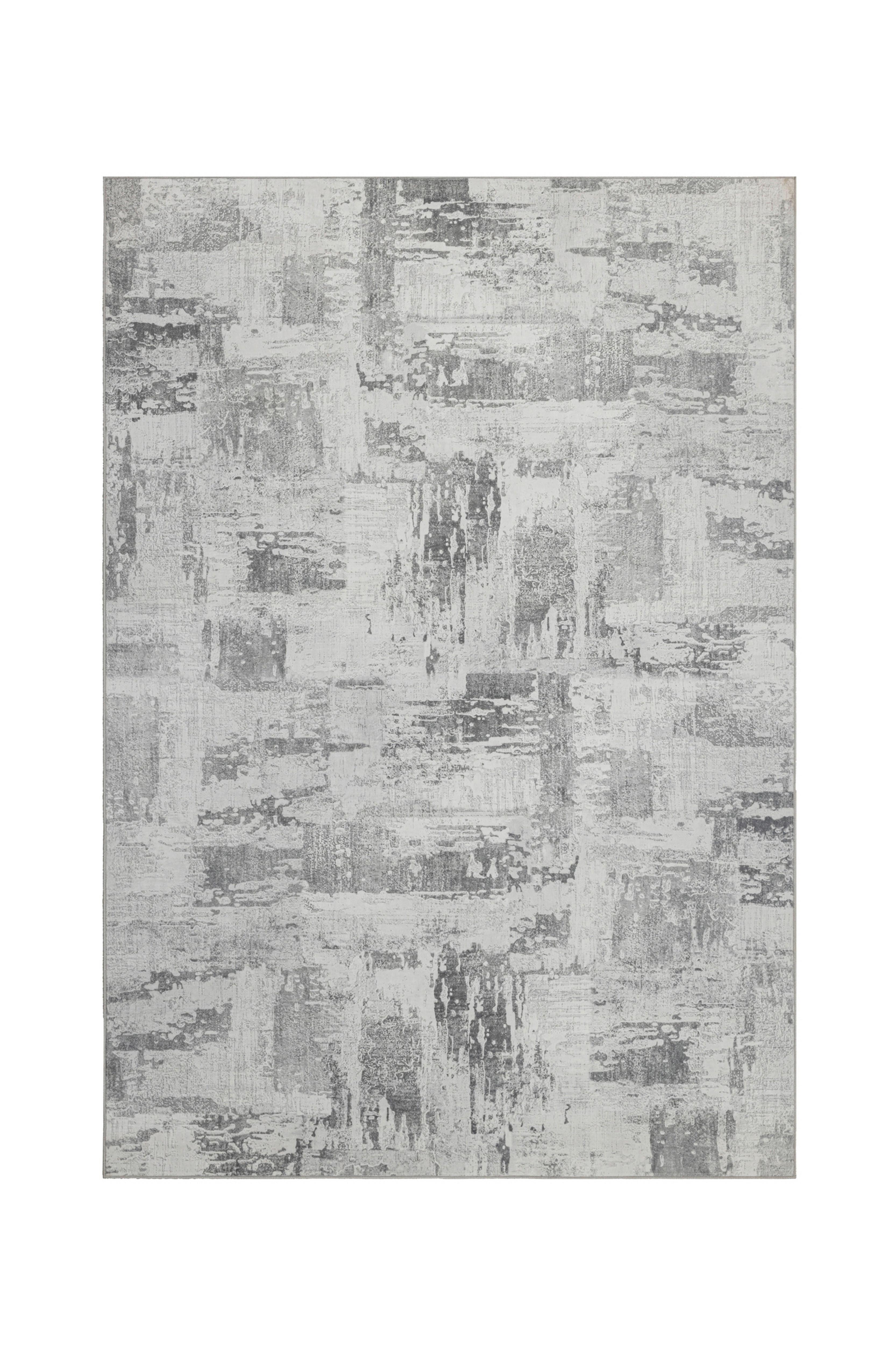 Flachwebeteppich Visionary 128 Grau 120x170 - Grau, Basics, Textil (120/170cm) - Kayoom